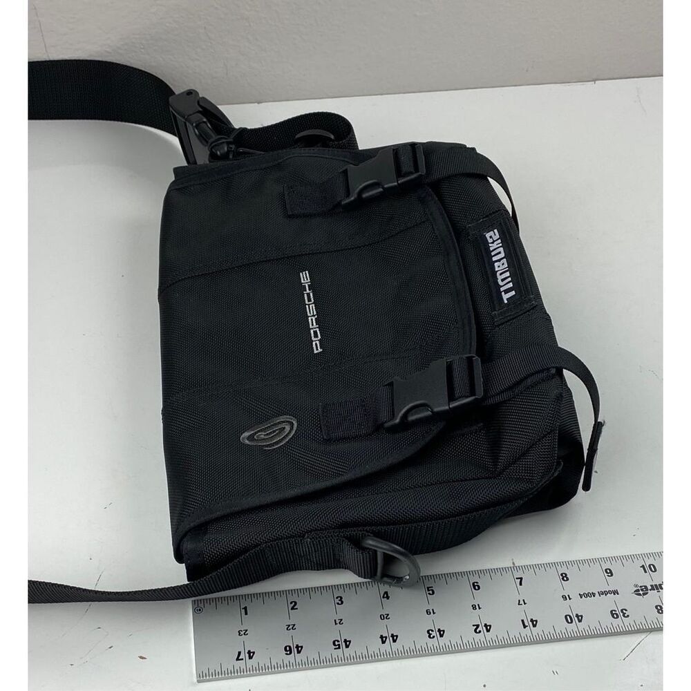 NWT Porsche Timbuk2 Freestyle Messenger Laptop Bag Commuter Crossbody XS Black E - Picture 13 of 13